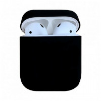 Силиконовый чехол для AirPods черный