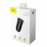 Автомобильное заряд. устр. Baseus Digital Display 2USB 45W (CCBX-B0G) черное