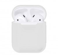 Силиконовый чехол для AirPods белый
