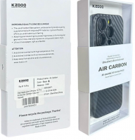 Накладка для i-Phone 15 Pro K-Doo Air Carbon пластик черная