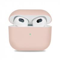 Силиконовый чехол для AirPods 3 пудро