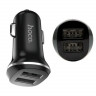 Автомобильное заряд. устр. Hoco Z1 2USB 2.1А черное