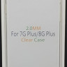 Чехол-накладка силикон 2.0мм i-Phone 7Plus/8 Plus прозрачный