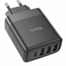 Сетевое зар. устр. Hoco C127A 3USB/1C 45W черное