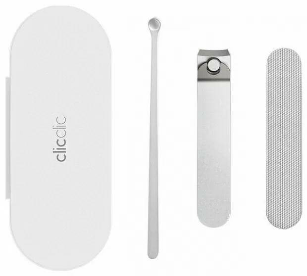 Набор для маникюра Xiaomi Clicclic 3 in 1 Nail Clippers Set CTT001CN серебристый
