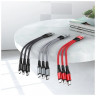Usb Кабель-зарядка Hoco X47 3в1 Micro/Lightning/Type-C 25см чёрный