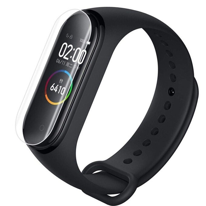 Защитная пленка для фитнес-браслета Xiaomi Mi Band 4 прозрачная