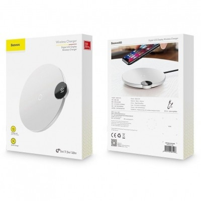 Беспроводное зарядное устройство Baseus Wireless Charger 15W WXSX-02 белое