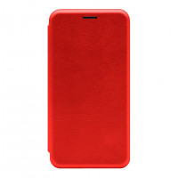 Чехол-книжка Fashion Case для i-Phone 12 Pro 6.1" кожаная боковая красная