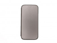 Чехол-книжка Fashion Case i-Phone 6/6s кожаная боковая серая