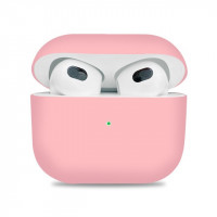 Силиконовый чехол для AirPods 3 розовый