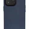 Накладка для i-Phone 15 Pro Max K-Doo Mag Noble кожаная синяя