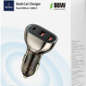 Автомобильное зарядное устройство WiWU Wi-QC013 90W 2USB/1C черное