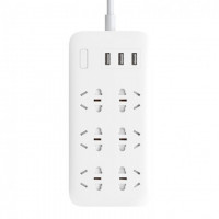 Сетевой адаптер Xiaomi Mi Power Strip 6 Sockets/3 USB Potrs (NRB4025CN) белый