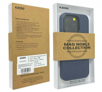 Накладка для i-Phone 15 Pro K-Doo Mag Noble кожаная синяя