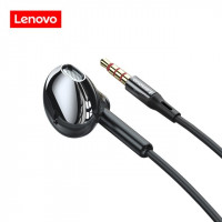 Наушники с микрофоном Lenovo XF06 1.2м черные