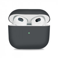 Силиконовый чехол для AirPods 3 тёмно-серый