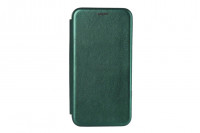Чехол-книжка Fashion Case i-Phone 5/5s кожаная боковая зелёная