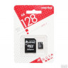 micro SDXC карта памяти Smartbuy 128GB Class10 PRO U3 R/W:90/70 MB/s (с адаптером SD)
