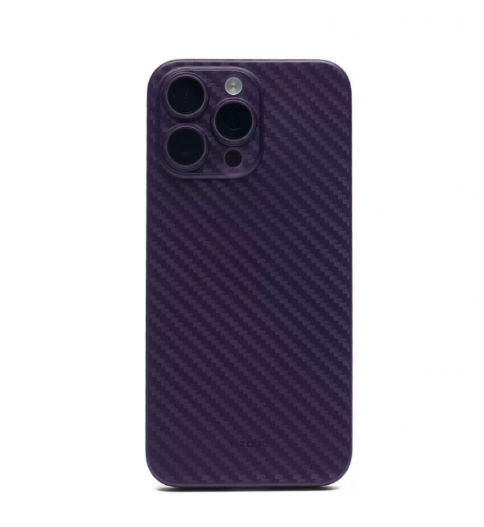Накладка для i-Phone 14 Pro Max K-Doo Air Carbon пластик фиолетовая