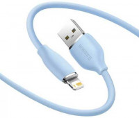 Usb Кабель-зарядка Lightning Baseus Jelly Liquid Silica Gel 2.4A 1.2м (CAGD000003) синий