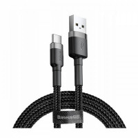 Usb Кабель-зарядка TYPE-C Baseus Cafule 2A 2м (CATKLF-CG1) черный