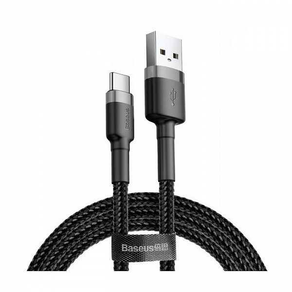 Usb Кабель-зарядка TYPE-C Baseus Cafule 2A 2м (CATKLF-CG1) черный