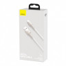 Usb Кабель-зарядка TYPE-C Baseus Cafule Series Metal Data Cable 66W 2м (CAKF000202) белый