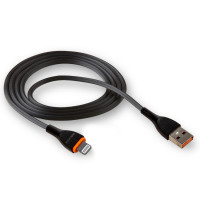 Usb Кабель-зарядка Lightning Walker C565 1м 2.4A черный