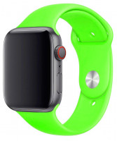 Сменный браслет силиконовая для Apple Watch 38mm салатовый