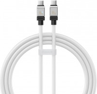 Кабель-зарядка Type-C на Type-C Baseus Baseus CoolPlay Series 100W 1м (CAKW000202) белый