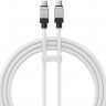 Кабель-зарядка Type-C на Type-C Baseus Baseus CoolPlay Series 100W 1м (CAKW000202) белый