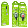 Usb Кабель-зарядка Micro Hoco X38 Cool 2.4A 0.25м в тканевой оплётке чёрный