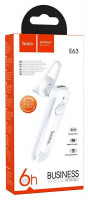 Bluetooth-гарнитура Hoco E63 BT5.0/70mAh/6ч белая