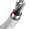 Usb Кабель-зарядка TYPE-C Baseus Cafule Series Metal Data Cable 66W 1м (CAKF000102) белый