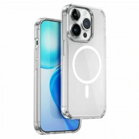 Накладка для i-Phone 15 Pro Max Wiwu Magsafe MCC-101 силиконовая прозрачная
