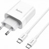 Сетевое зар. устр. Hoco C76A Pro с шнуром Type-C на Type-C 30W белое