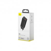 Сетевое зар. устр. Baseus GaN Quick Travel Charger 1USB+2C 65W (CCGAN-B01) черное