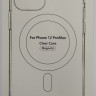 Накладка для i-Phone 12 Pro Max силикон MagSafe Clear Case
