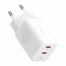 Сетевое зар. устр. Baseus GaN5 Pro Fast Charger C+C 40W CCGP1801012 белое