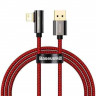 Usb Кабель-зарядка Lightning Baseus Legend 1м (CACS000009) красный угловой