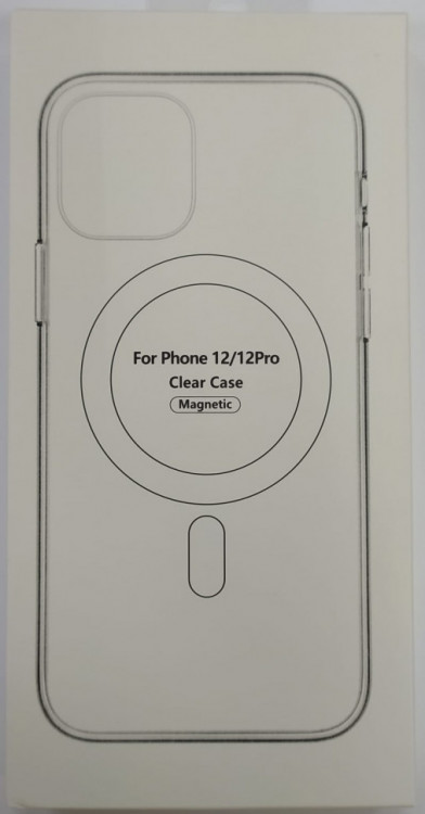 Накладка для i-Phone 12/12 Pro 6.1" силикон MagSafe Clear Case