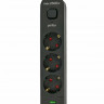 Perfeo сетевой фильтр "POWER SPRING", 2500W, 2,0м, 3 розетки, 2USB +1TYPE-C (QC3.0+PD 20W) белый.