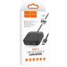 Кабель-переходник Hoco HB31 USB на 4USB 2.0 0.2м черный