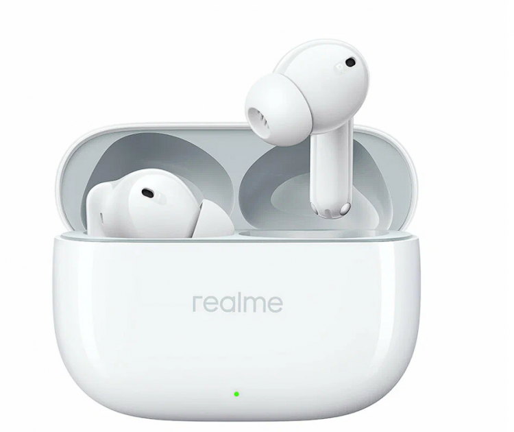 Беспроводные наушники TWS Realme Buds T300 BT5.460mAh 8ч белый 1