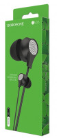 Наушники с микрофоном Borofone BM28 Tender Sound 1.2м черные