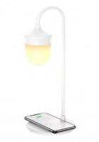 Беспроводное зарядное устройство с лампой Borofone BQ8 Star Whisper 5W/7.5W/10W белое