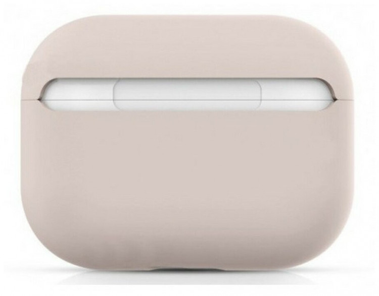 Силиконовый чехол для AirPods Pro пудро