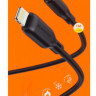 Кабель-переходник Borofone BL18 Lighting (папа) на AUX 3.5мм (папа) 1м черный