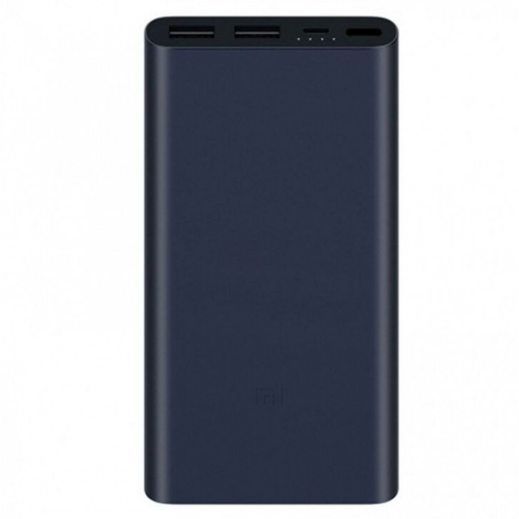 Powerbank Xiaomi 3 10000 мАч 2USB+Type-C+Micro PLM13ZM тёмно-синий
